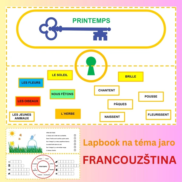 Lapbook JARO: FRANCOUZŠTINA