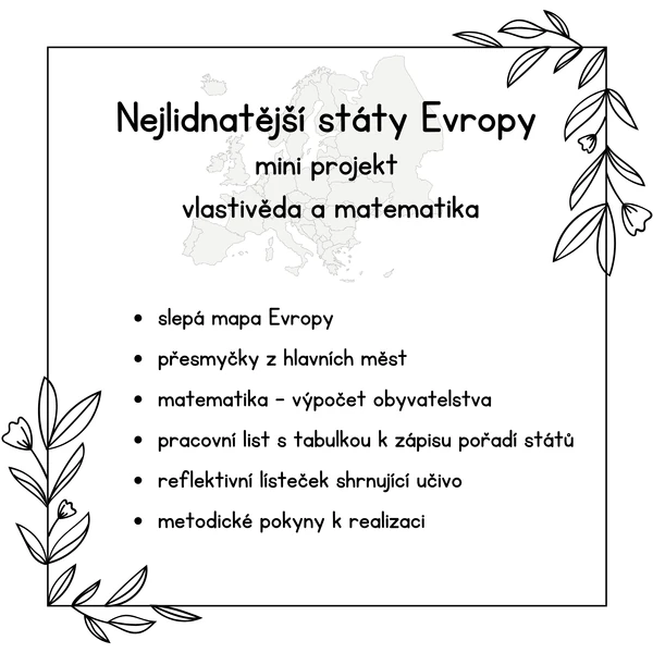 Mini projekt - Evropa