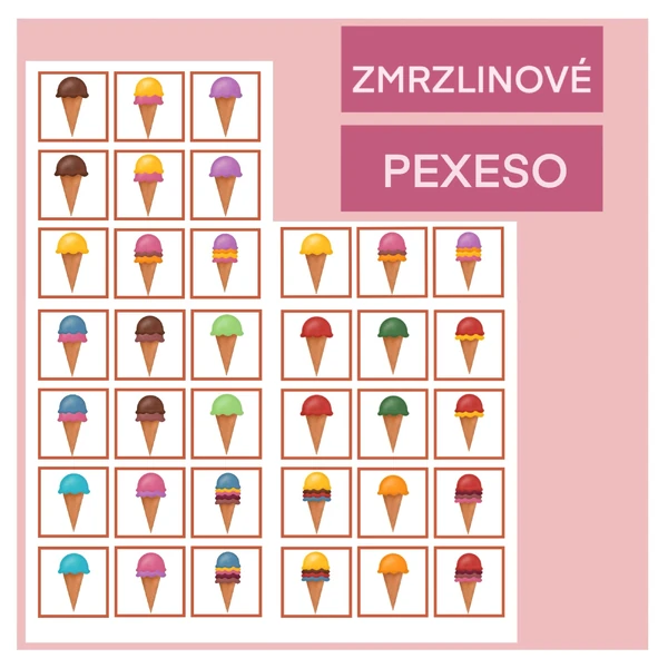 Zmrzlinové pexeso