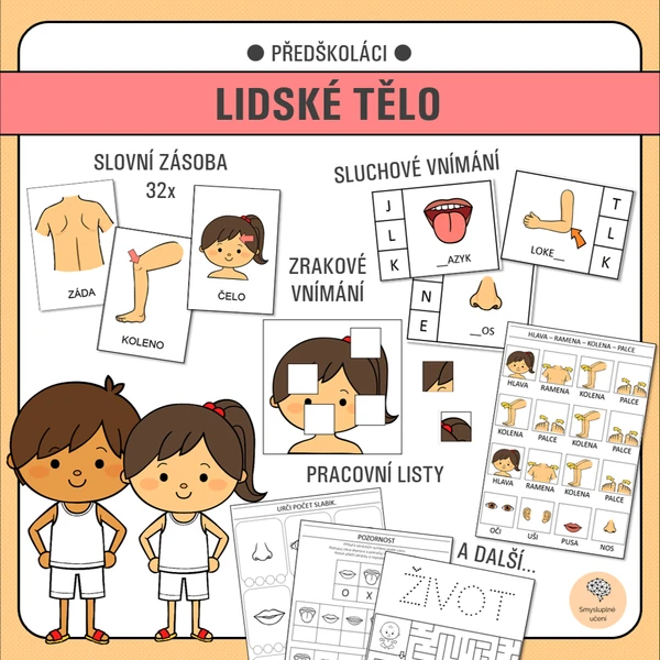 Lidské tělo - soubor aktivit
