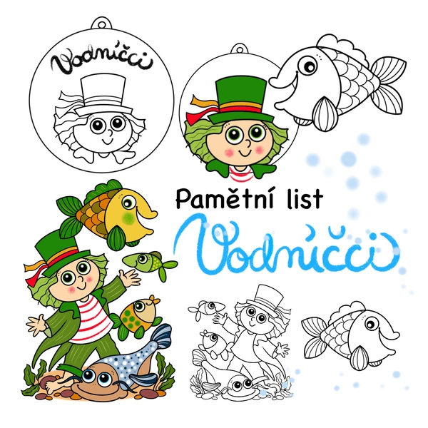 Vodníčci - pamětní list a medaile