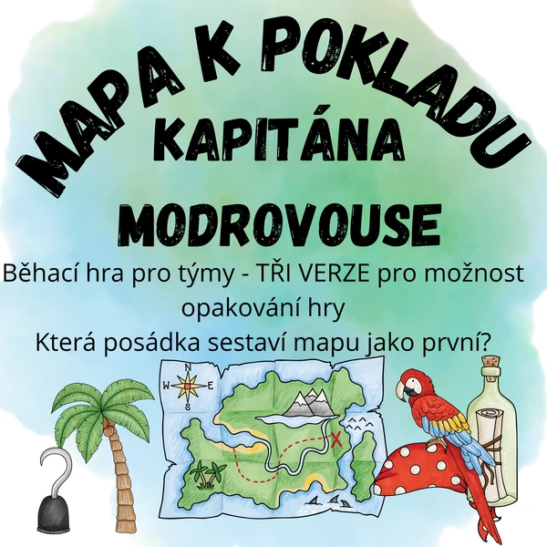 Mapa k pokladu kapitána Modrovouse