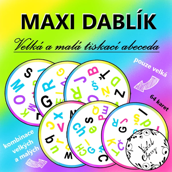 Maxi Dablík - Velká a malá tiskací abeceda