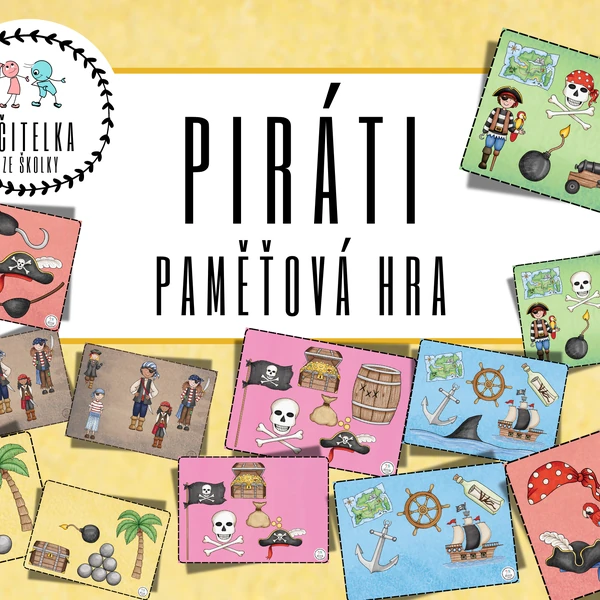 PIRÁTI - PAMĚŤOVÁ HRA