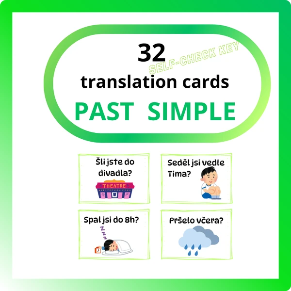 Translation cards & past simple