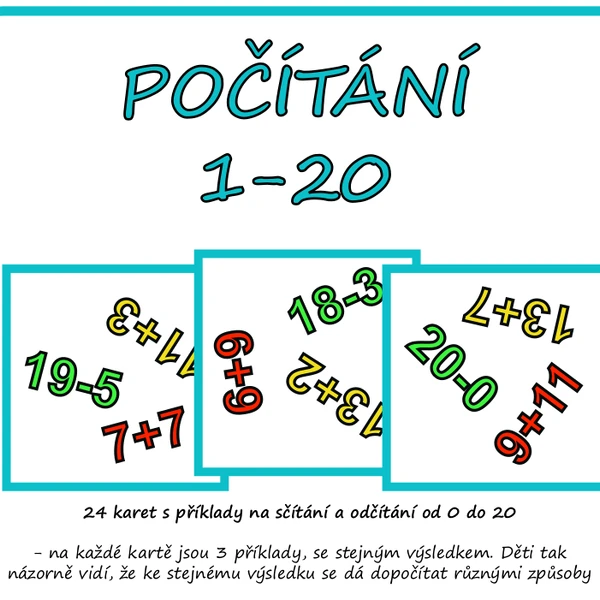 POSTŘEH! POČÍTÁNÍ 1-20 