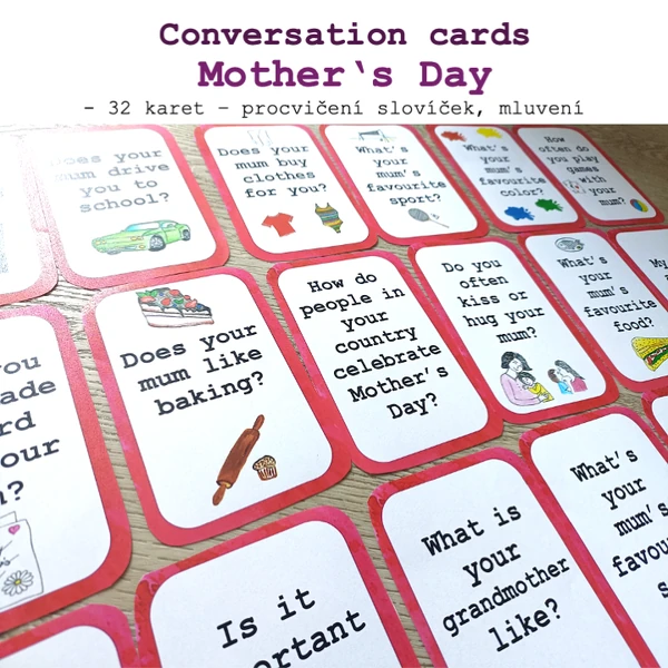 Conversation cards - Mother's Day