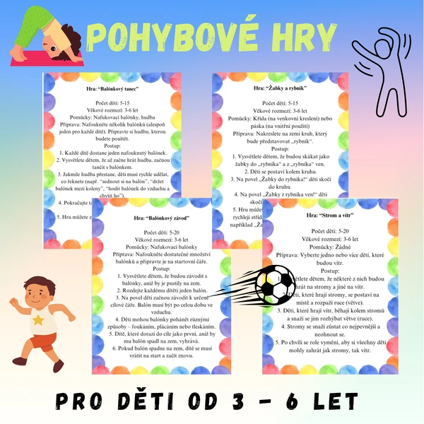 Pohybové hry pro děti