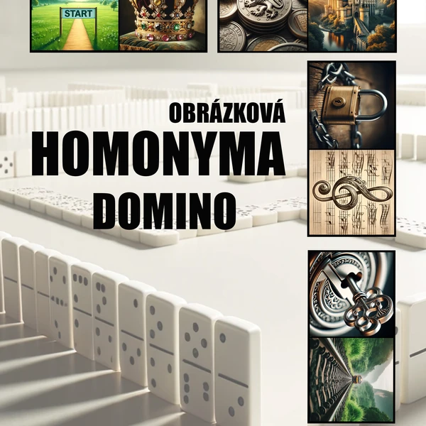 Obrázková homonyma - domino 