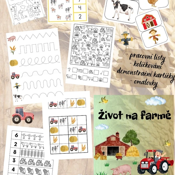 ŽIVOT NA FARMĚ 🐮👩🏻‍🌾
