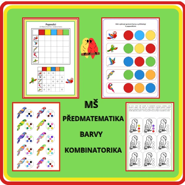 PŘEMATEMATIKA V MŠ - KOMBINATORIKA (BARVY)