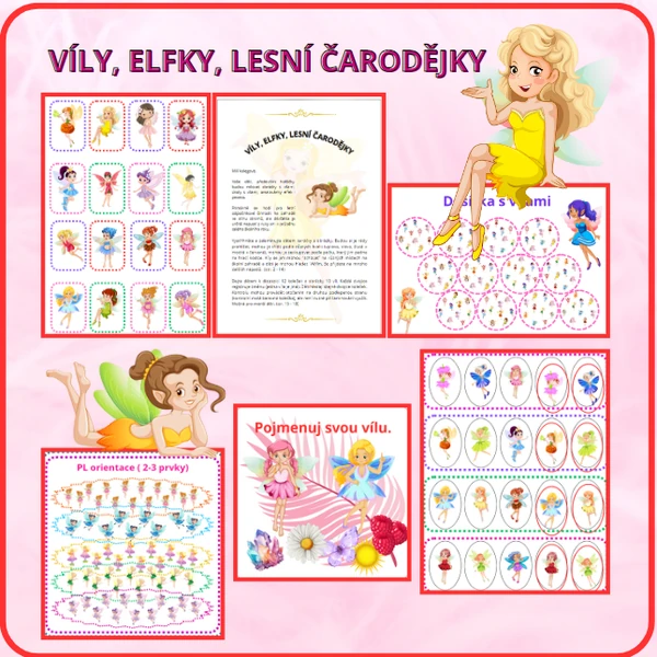 VÍLY, ELFKY, OCHRÁNKYNĚ LESA