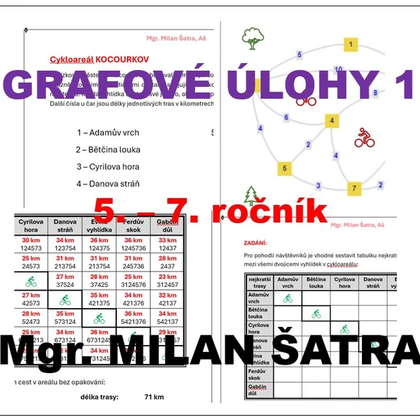 GRAFOVÉ ÚLOHY 1 - 5.-7. ročník