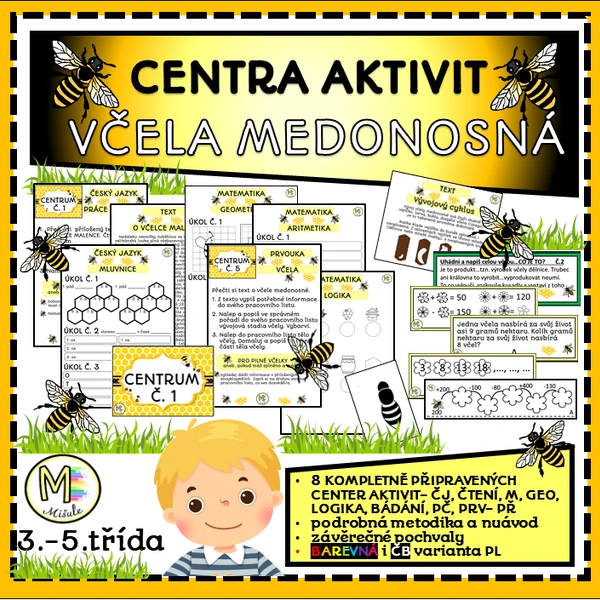 VČELA MEDONOSNÁ- CENTRA AKTIVIT