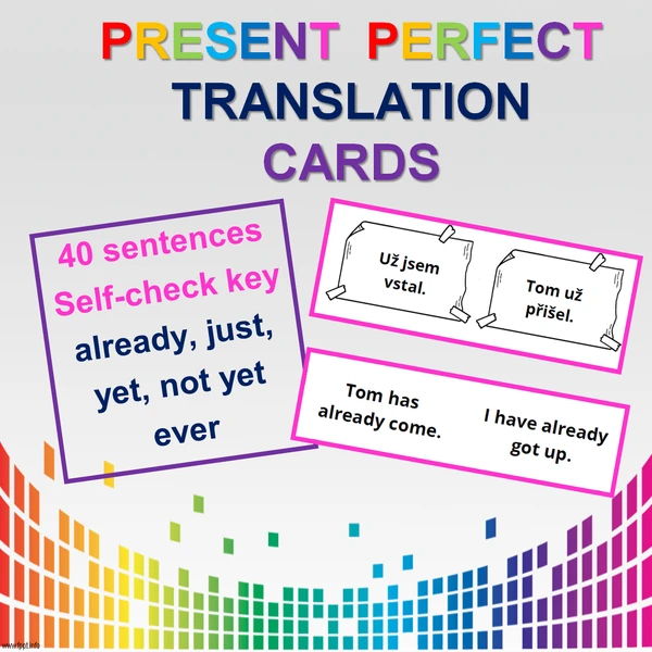 Translation cards & present perfect