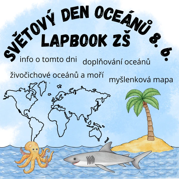 Světový den oceánů 8. 6. - lapbook pro ZŠ