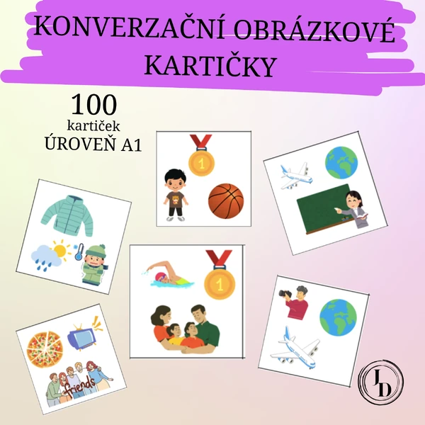Konverzační obrázkové kartičky - úroveň A1