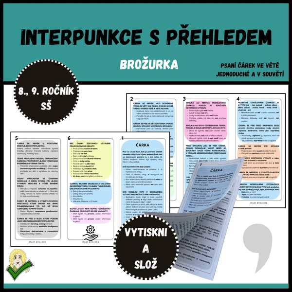 Interpunkce s přehledem - brožurka