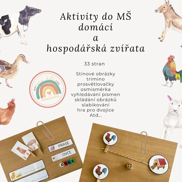 Hospodářská zvířata v MŠ