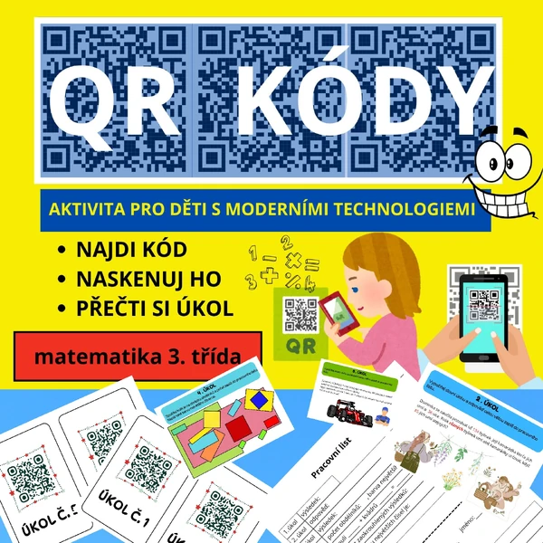 QR kódy v hodině matematiky pro 3. třídu - opakování na závěr šk. roku