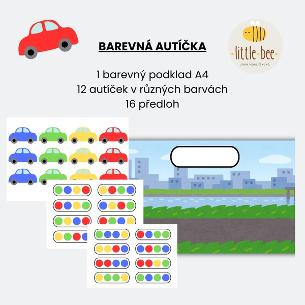 Barevná autíčka