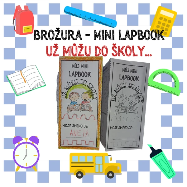 MINI lapbook - už můžu do školy...
