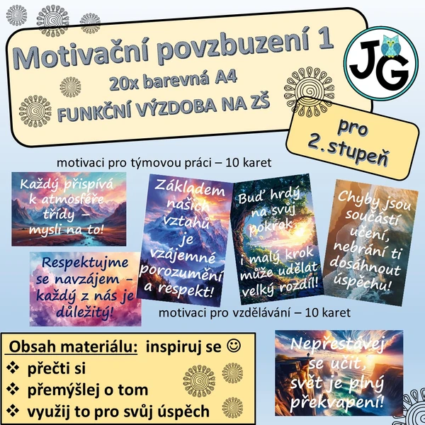 motivační povzbuzení 1 