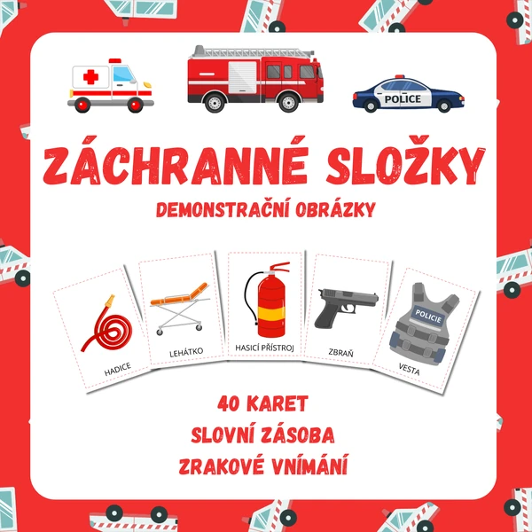 ZÁCHRANNÉ SLOŽKY - demonstrační obrázky