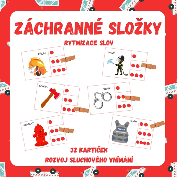 ZÁCHRANNÉ SLOŽKY - rytmizace slov