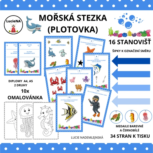 MOŘSKÁ STEZKA (PLOTOVKA)