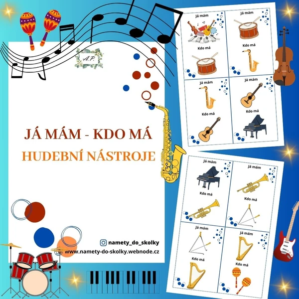 Já mám - kdo má - Hudební nástroje