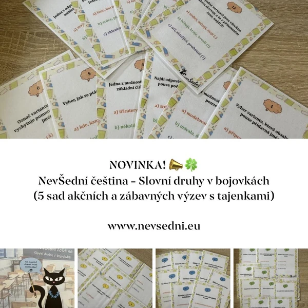 NevŠední čeština - Slovní druhy v bojovkách
