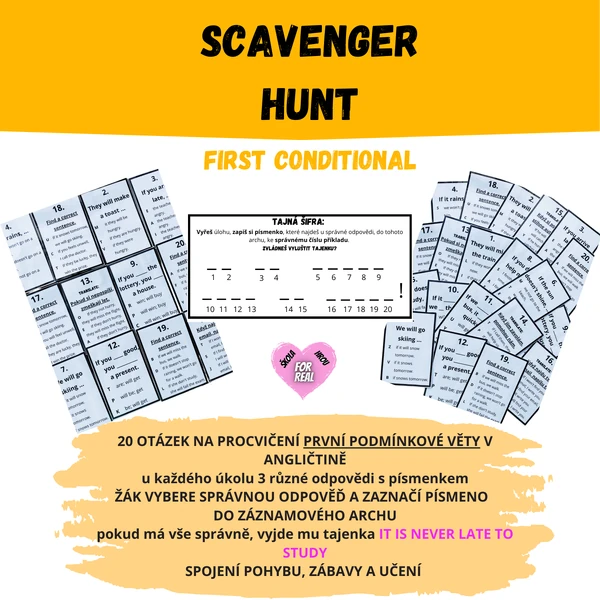 Scavenger hunt - First conditional