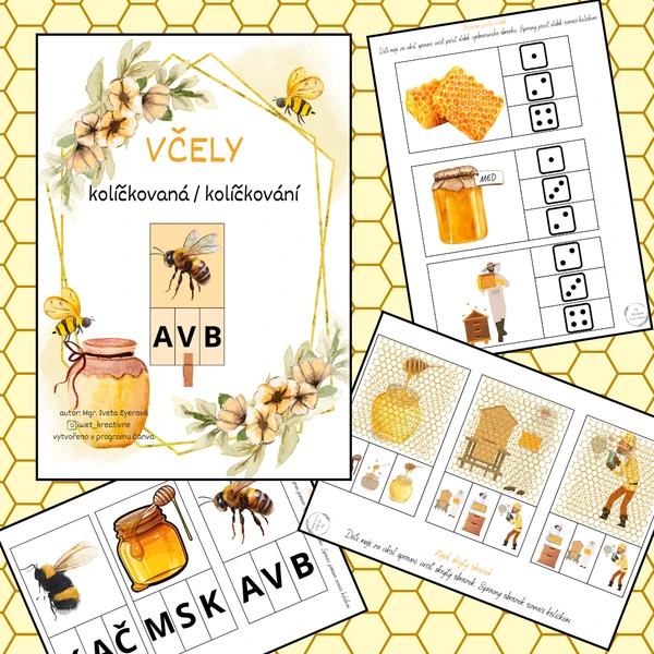 VČELY - kolíčkovaná/kolíčkování