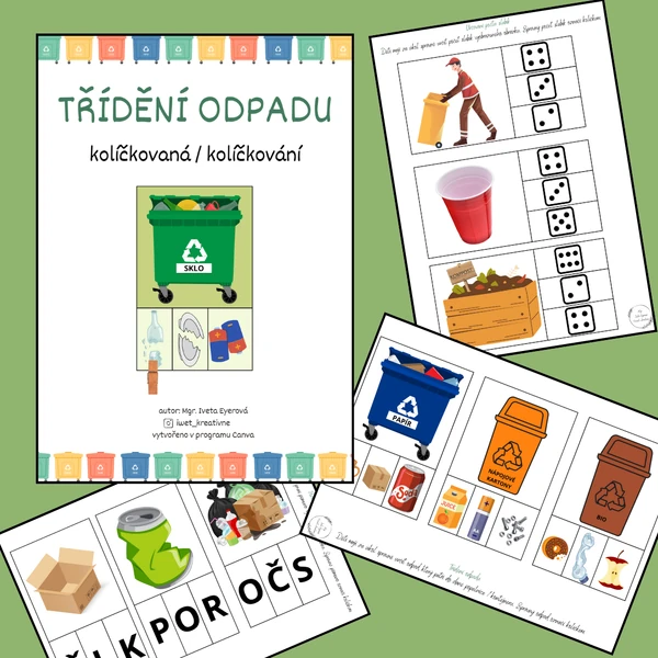 TŘÍDĚNÍ ODPADU - kolíčkovaná/kolíčkování