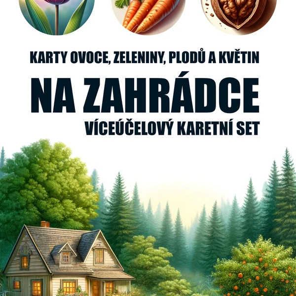 Na zahrádce - víceúčelový karetní set