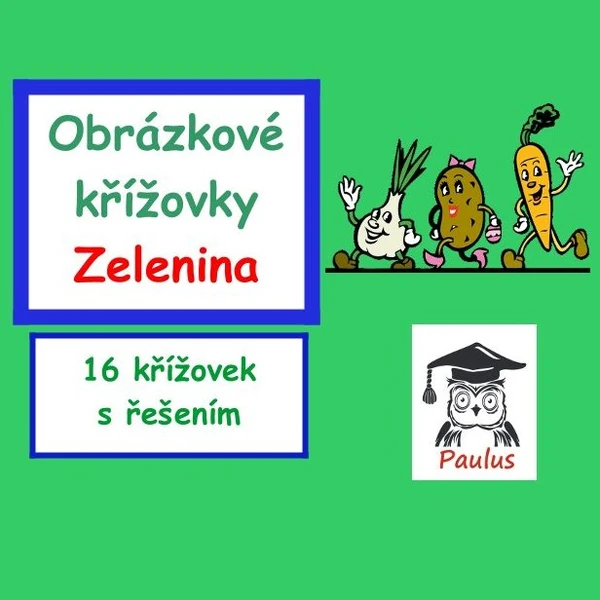 Obrázkové křížovky Zelenina 