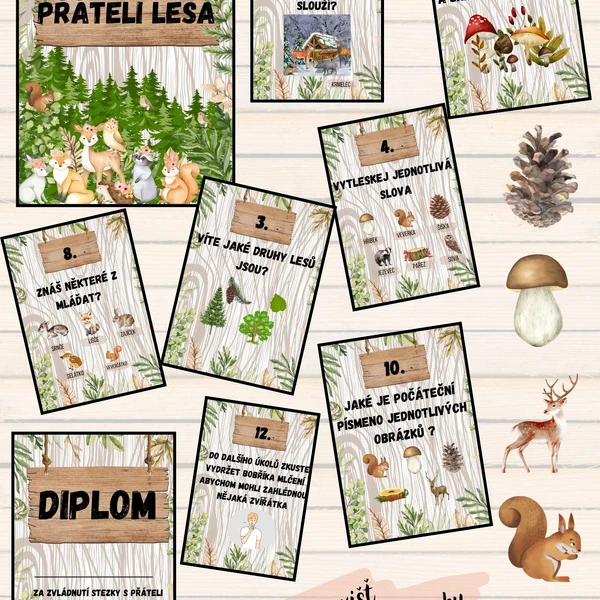 STEZKA S PŘÁTELI LESA 🐜🦊🌲🦔