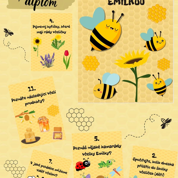 STEZKA S VČELKOU EMILKOU 🐝🐝🌸🌺