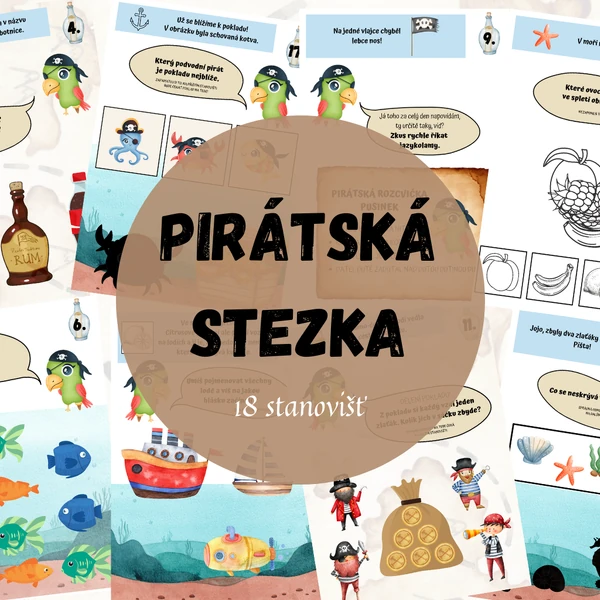 PIRÁTSKÁ STEZKA - ŠIPKOVANÁ 