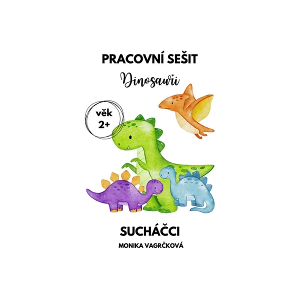 Pracovní sešit - Dinosauři A4 PDF k tisku