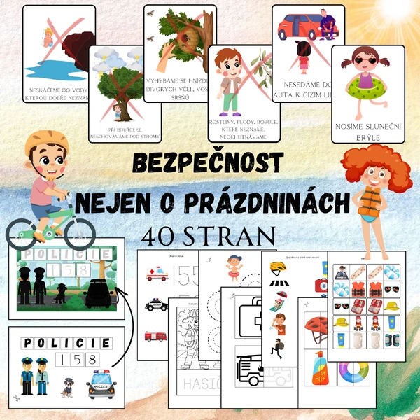 BEZPEČNOST NEJEN O PRÁZDNINÁCH - soubor aktivit