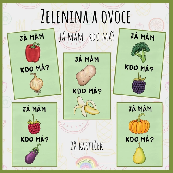 Já mám, kdo má? Zelenina a ovoce
