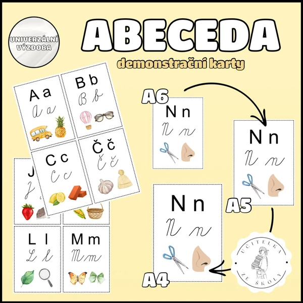 Abeceda - univerzální výzdoba