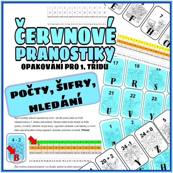 Červnové pranostiky - šifry a počítání - 3 bojovky za cenu jedné!