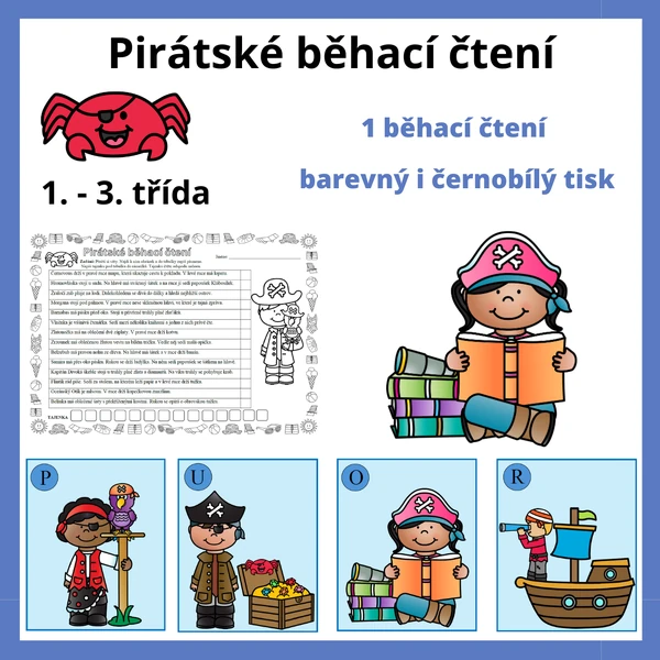 Pirátské běhací čtení