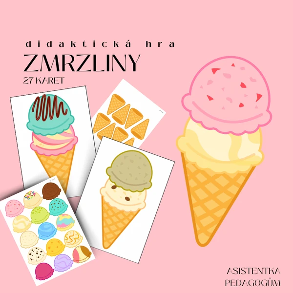 Zmrzliny - didaktická hra