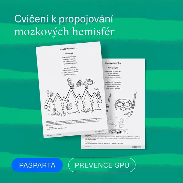 Cvičení k propojování mozkových hemisfér I