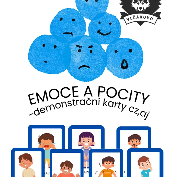 Emoce a pocity- demonstrační karty cz,aj