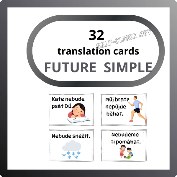 Translation cards & future simple